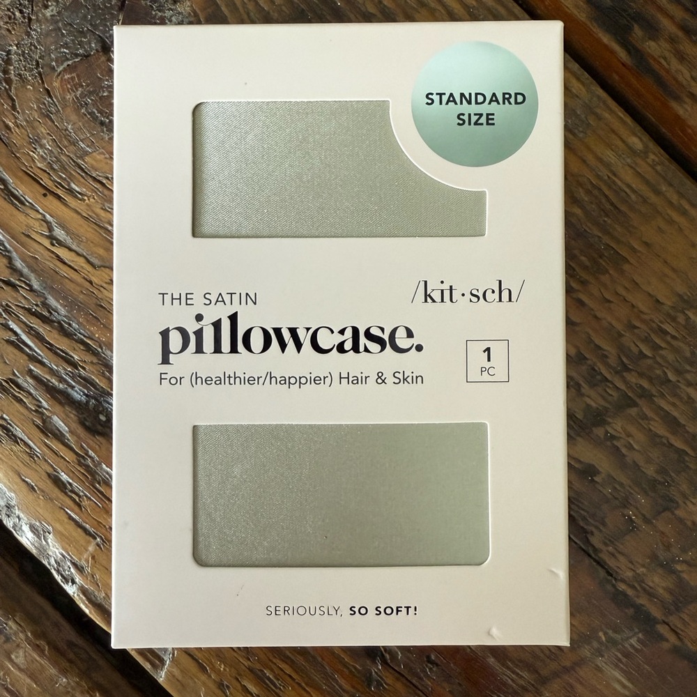 /kitsch/ the satin pillow case. Standard size.